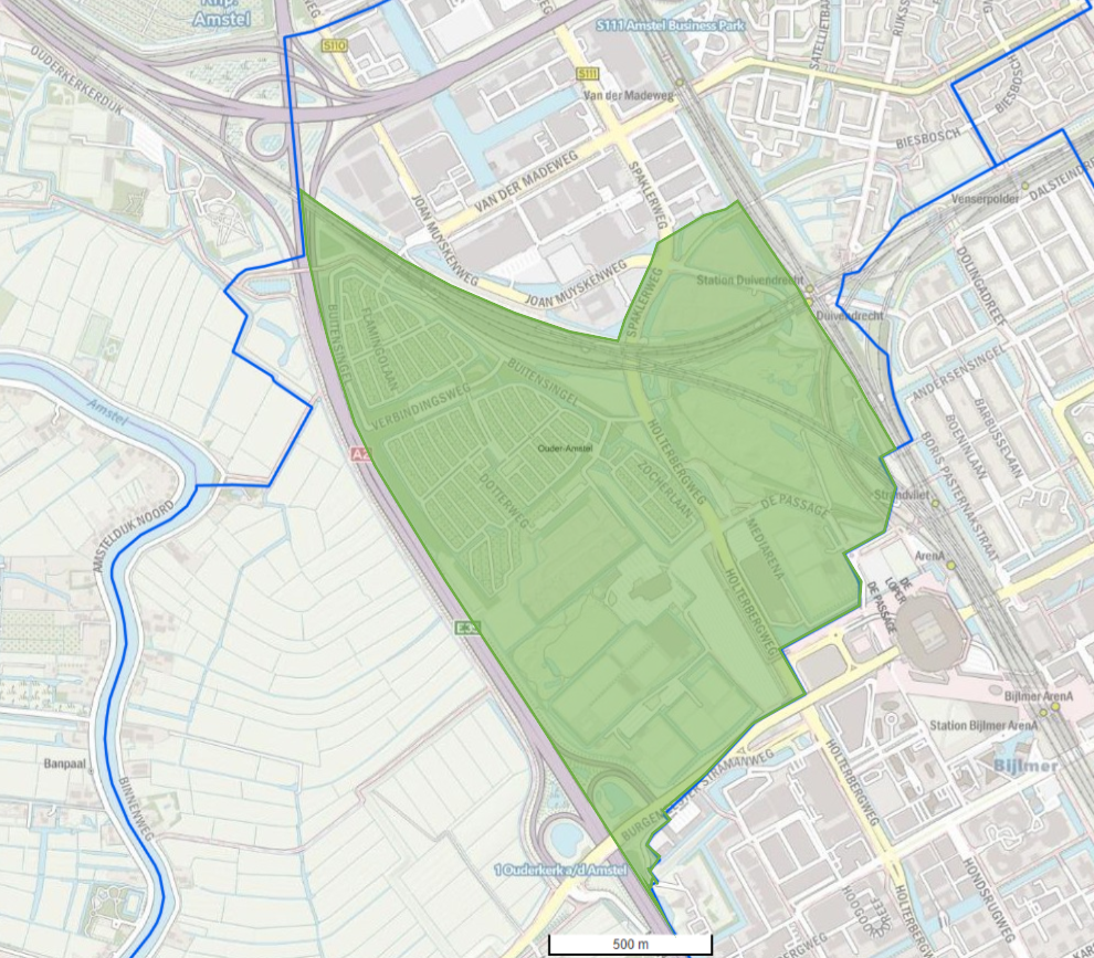 Woonplaatsgebied DNK